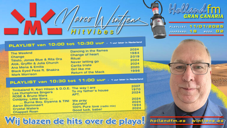 HitVibes 11-01-2025 | Jaar: 18–week: 02