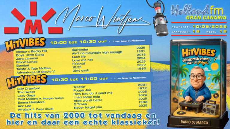 HitVibes 10-05-2025 | Jaar: 18–week: 19
